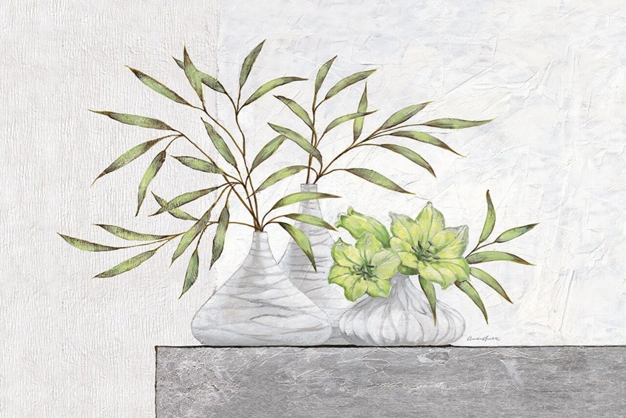 Green Lilies Poster Print by Claudia Ancilotti - Item # VARPDX11321